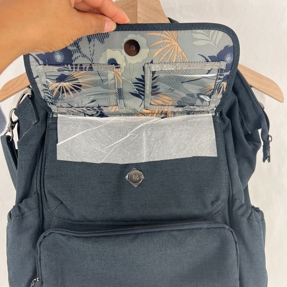 Lug Via 2 Womens Navy Multipurpose Pockets Detachable Strap Convertible Bag - Picture 3 of 13